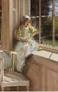 Alma-Tadema, Sir Lawrence Laura Alma-Tadema (mk23) Spain oil painting artist